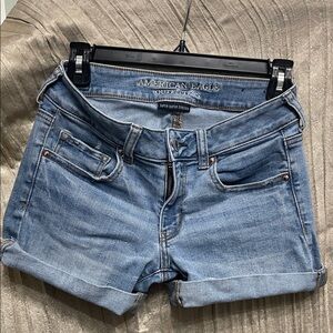 American Eagle Outfitters Women's Light Blue Jean Shorts